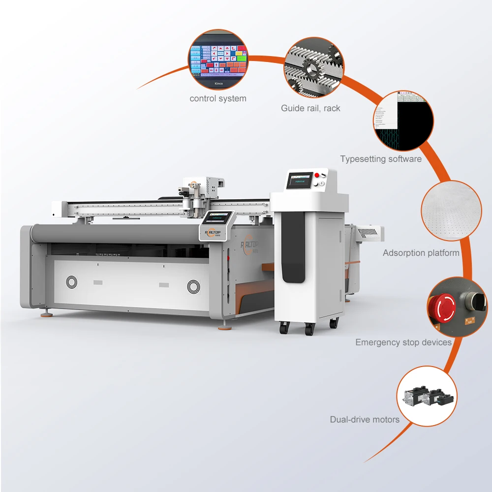 Hc8ff3654c7b44a62b07bf39bd3ce05594.webp CNC Sofa Fabric Cutting Machine 2026 Leather PVC Cutter - Image 1