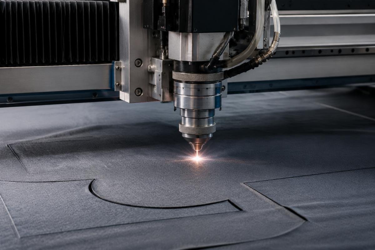 CNC cutting anti-static fabric