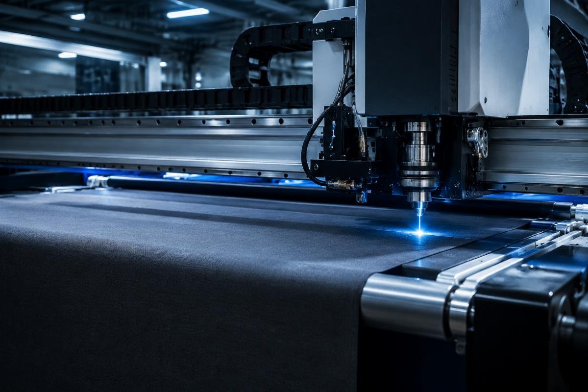 Guide rail performance at different speeds High speed fabric cutting machine guide system