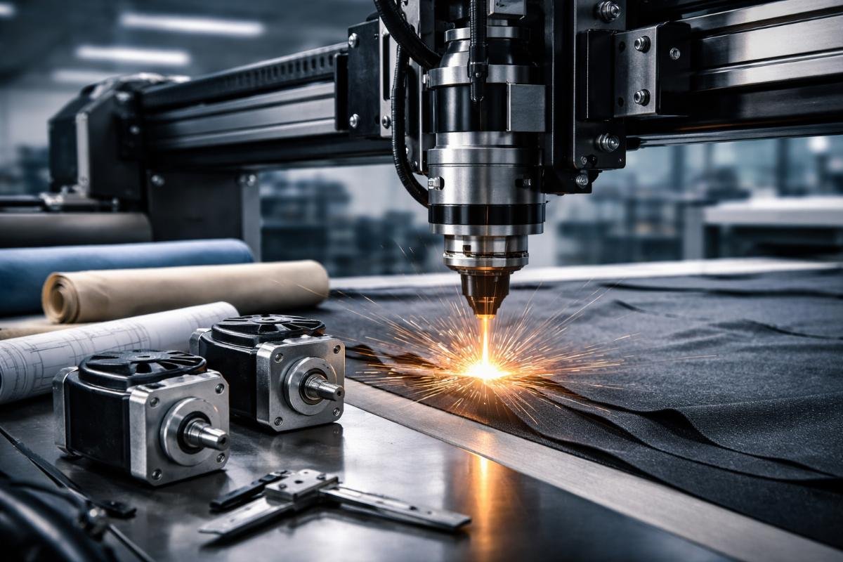 Matching motor specs to cutting requirements Motor specification matching process for fabric cutting applications
