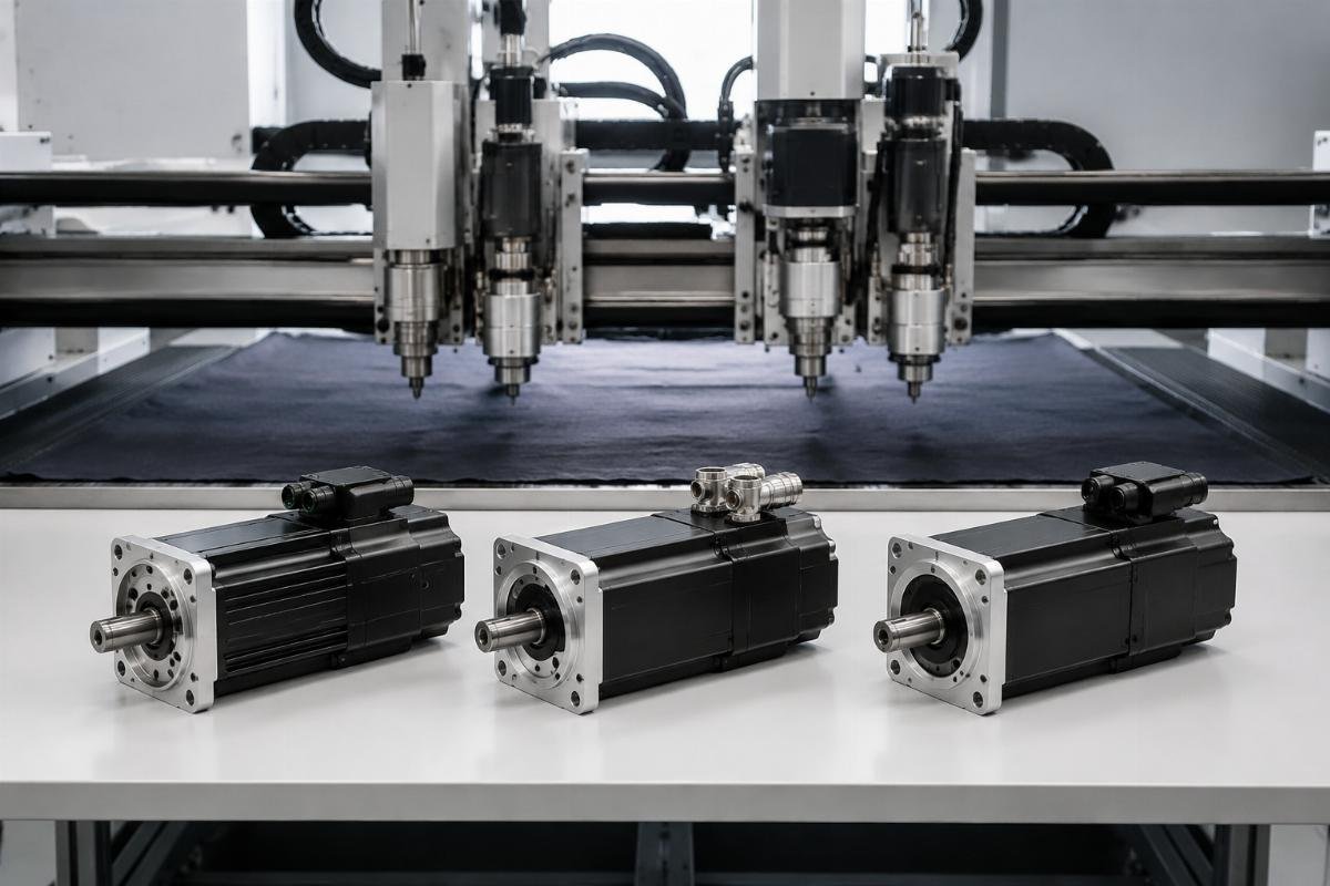 Comparison of different motor brands installed in CNC fabric cutting equipment