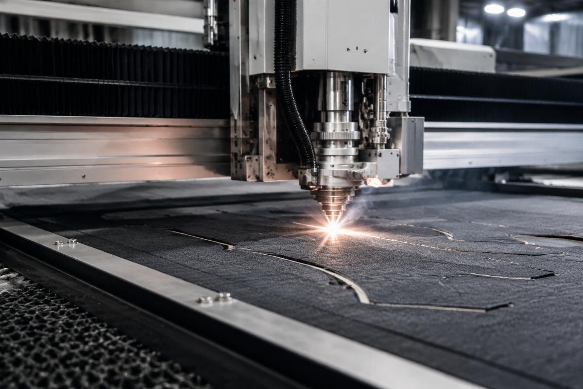 Fabric cutting machine with flexible payment options