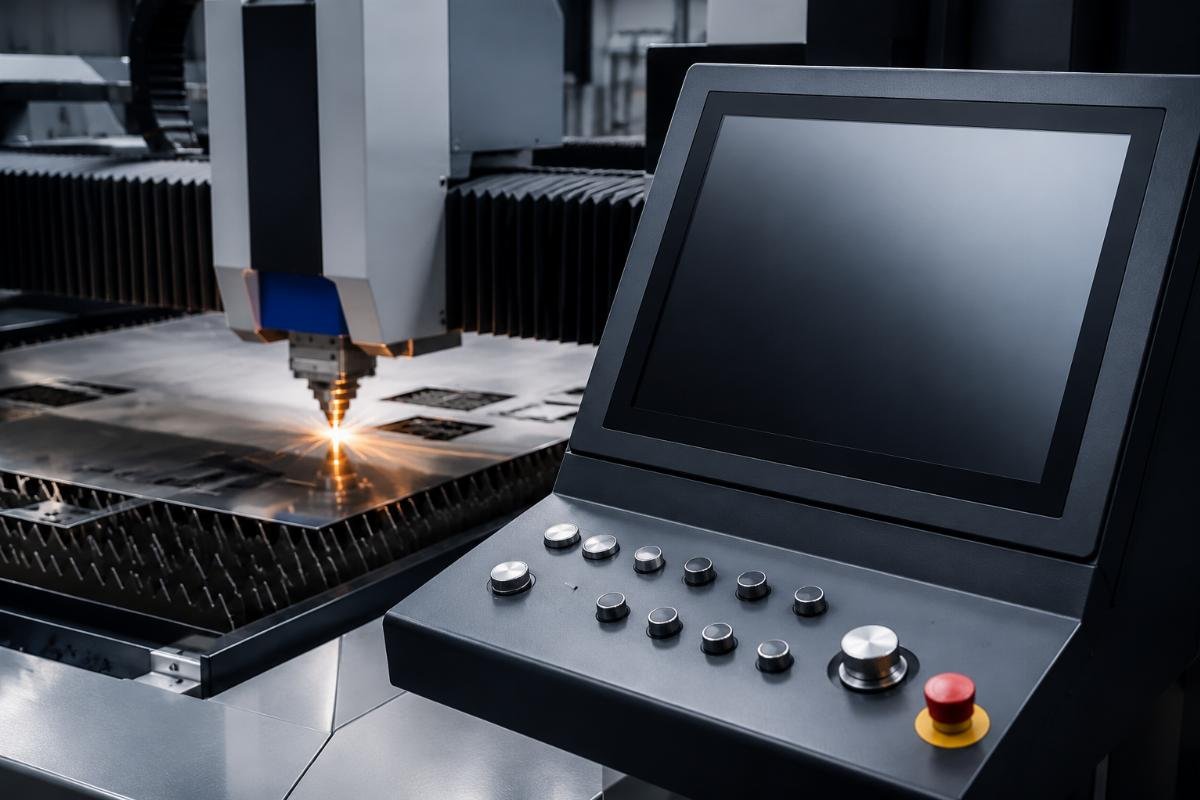 User-friendly CNC control panel CNC cutting machine operator interface