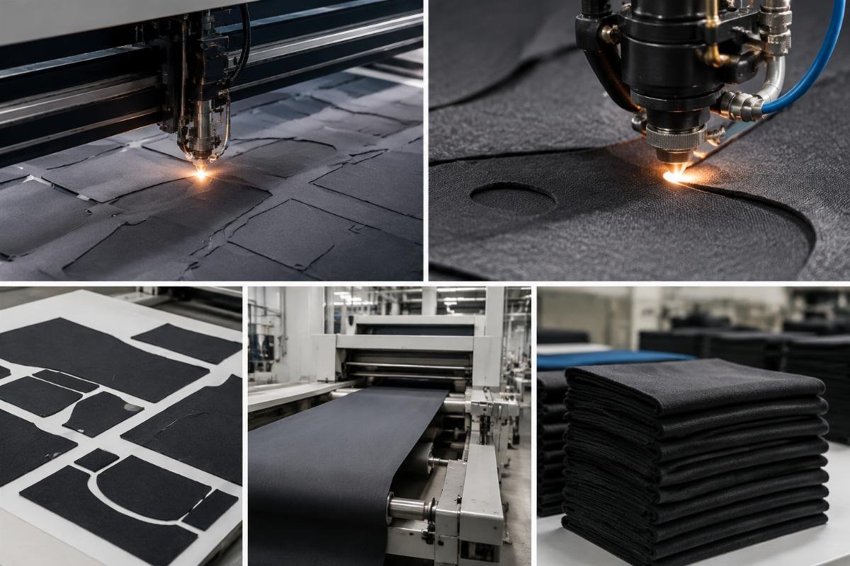 fabric cutting equipment sample workflow