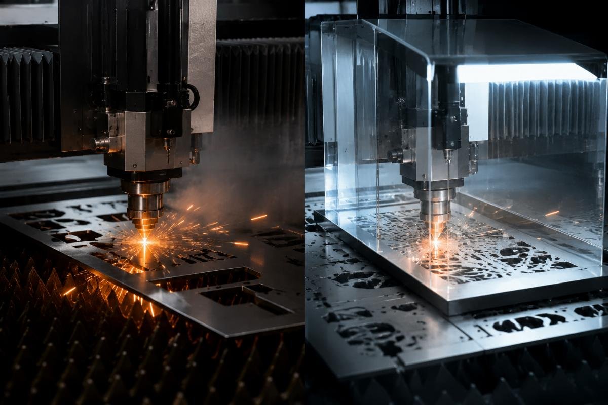 Avoid Common CNC Cutting Machine Insurance Coverage Gaps A side-by-side comparison of a standard and full-coverage CNC machine insurance policy highlighting overlooked gaps