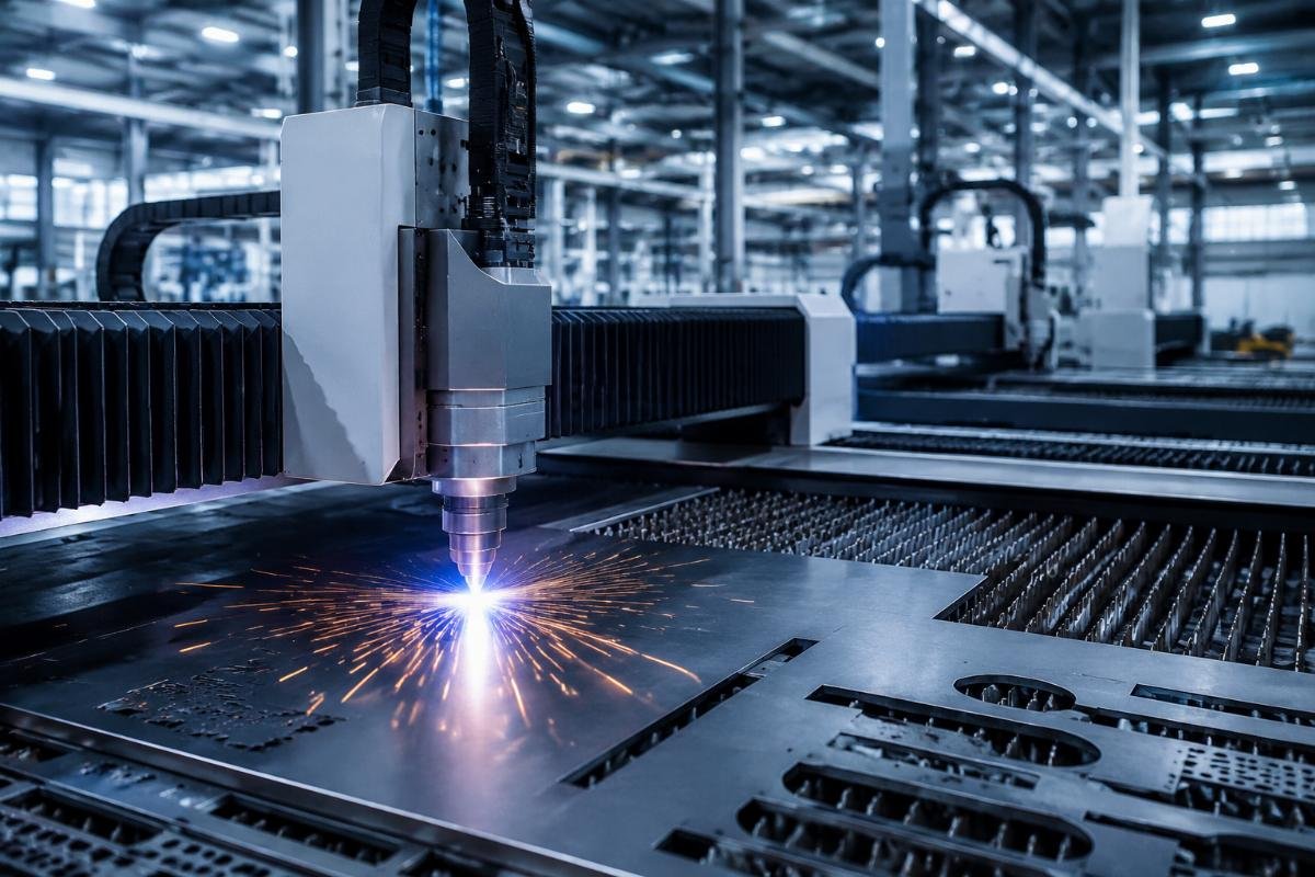 efficiency improvement from CNC cutting equipment upgrade CNC cutting machine production line replacing manual die cutting for protective gear manufacturing